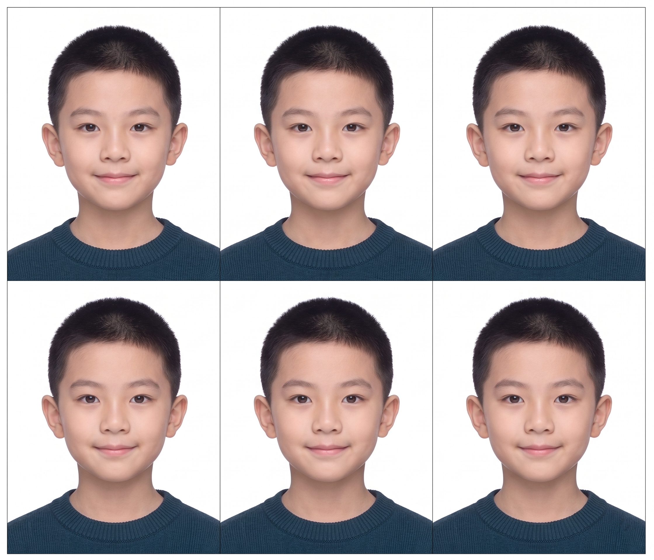 證件照 小男孩