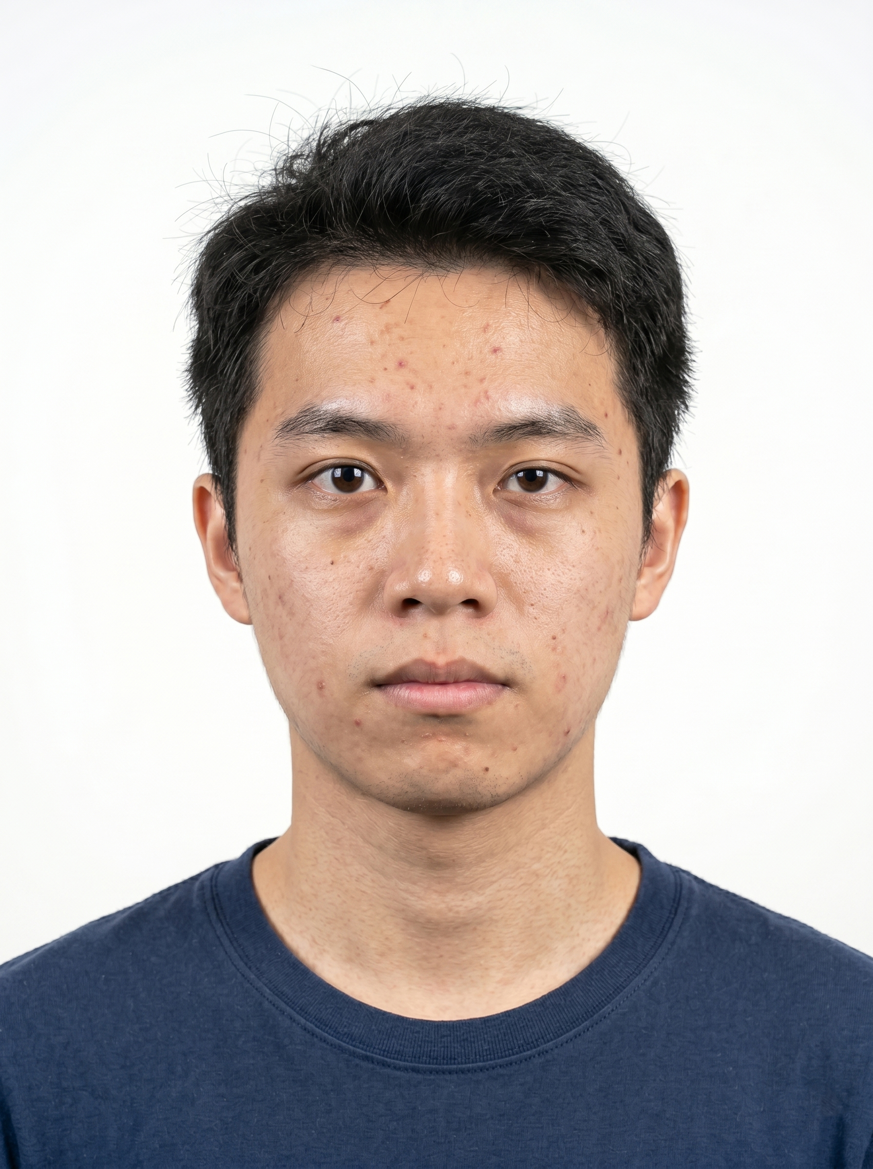 證件照 男 before